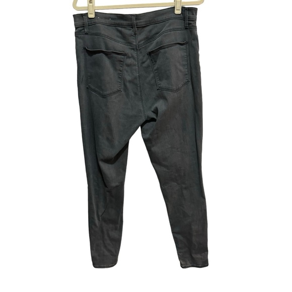 LOFT - High rise "Leggings" / Skinny - Gray / Charcoal Jeans - Size 12 - Picture 2 of 6